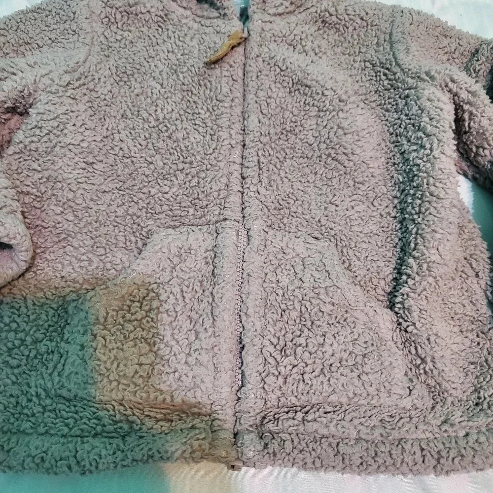 Carter's Baby Girl Sherpa Hooded Jacket 24 M